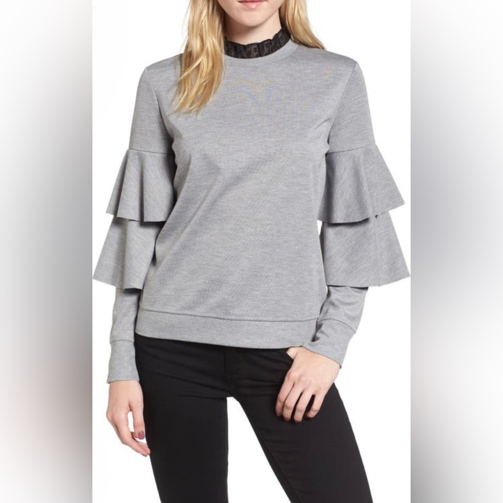 Chelsea28 Ruffle Sleeve Shirt